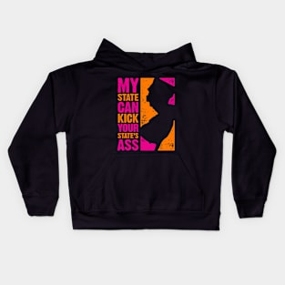 My State Can Kick Your State's Ass Kids Hoodie